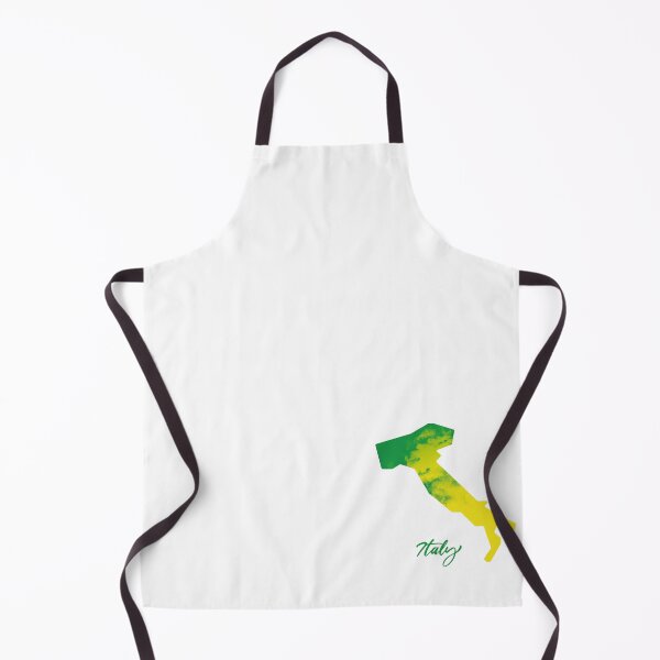 Item preview, Italy Map in Watercolor (Green and Yellow) designed and sold by Geometricshow.