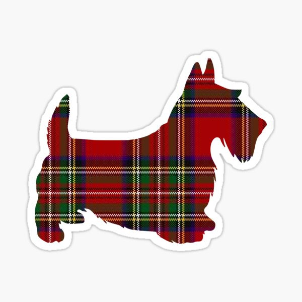 Item preview, Red Tartan Scotty Dog designed and sold by Amisdelamer.