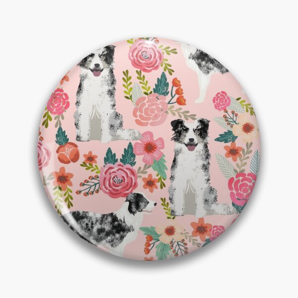 Item preview, Merle Border Collie florals pattern - cute dog design, dog, Border Collie, merle, merle border collie designed and sold by PetFriendly.