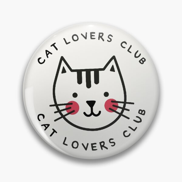 Cat lovers club - Light Background Sticker for Sale by evamartinelli