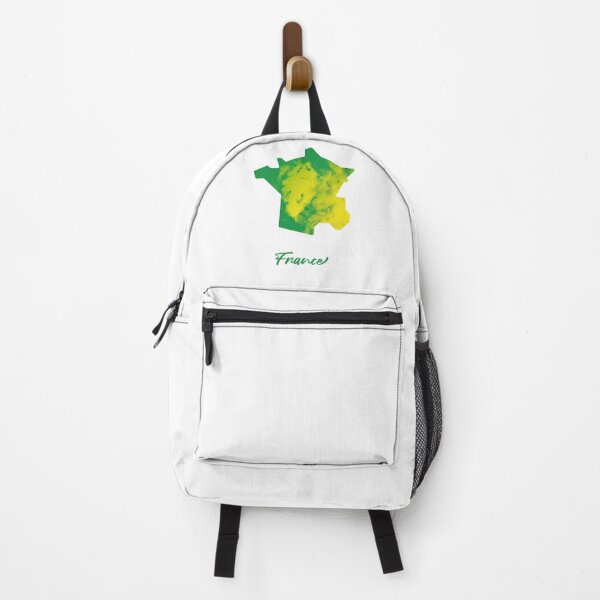 Item preview, France Map in Watercolor (Green and Yellow) designed and sold by Geometricshow.