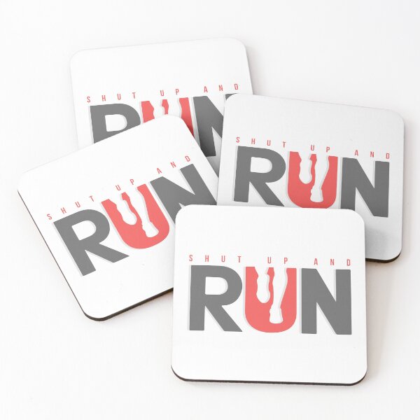 Item preview, Shut Up And Run designed and sold by AttireCafe.
