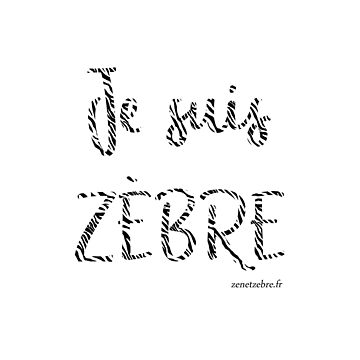 Aperçu de l'œuvre Je suis zèbre de Audrey Janvier | AJD