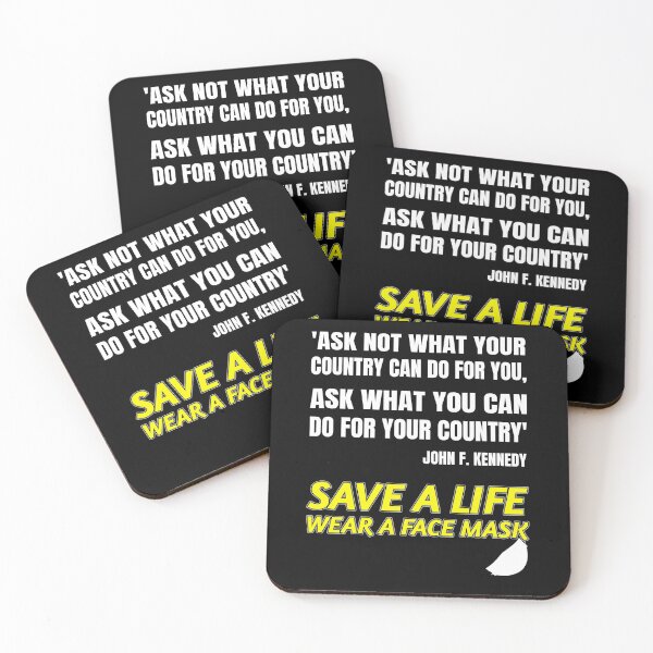 Item preview, Ask Not What Your Country - Save A Life - Wear A Mask designed and sold by MoonsmileProd.