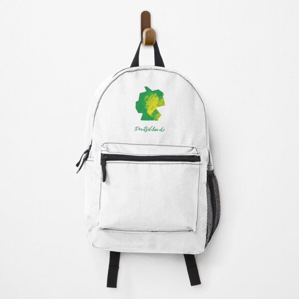 Item preview, Deutschland (Germany) Map in Watercolor (Green and Yellow) designed and sold by Geometricshow.