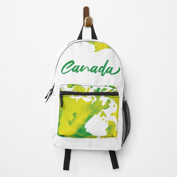 Item preview, Canada Map in Watercolor (Green and Yellow) designed and sold by Geometricshow.