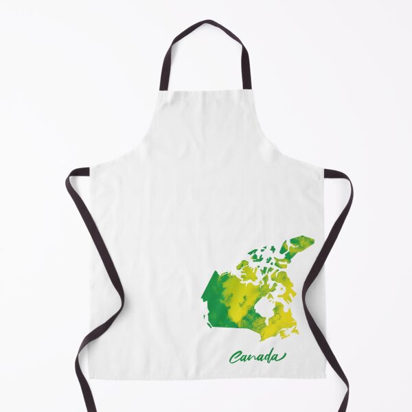 Item preview, Canada Map in Watercolor (Green and Yellow) designed and sold by Geometricshow.