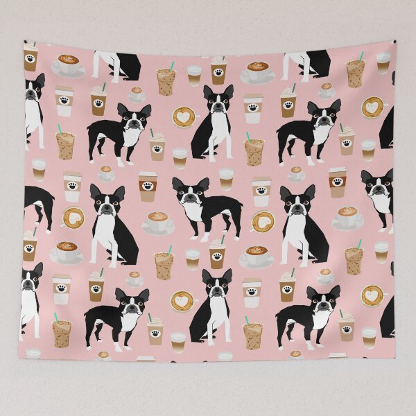 Item preview, Boston Terrier coffee dog breed gifts pupuccino dog lover Boston terriers pure breed designed and sold by PetFriendly.