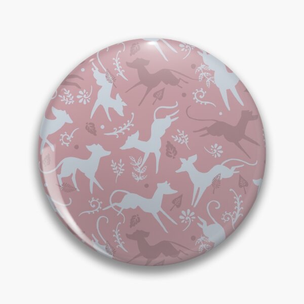 Item preview, Rose and White Hounds designed and sold by Elspeth Rose Design.