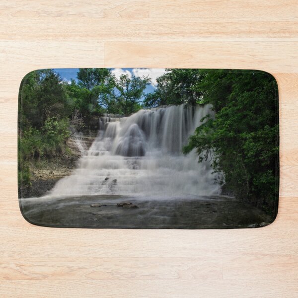 Item preview, Geary State Lake Waterfall designed and sold by Shelly Gunderson.