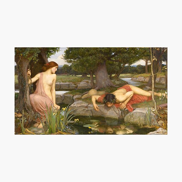 Item preview, HD. Echo and Narcissus, John William Waterhouse designed and sold by ArmoniMundi.