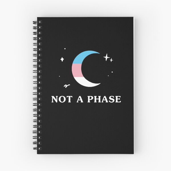 Item preview, Not A Phase Transgender LGBTQ Trans Pride Flag Moon designed and sold by yesqueen.