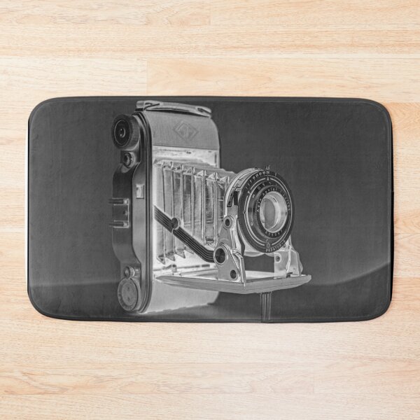 Item preview, Vintage folding bellows camera artwork in negative designed and sold by Christopher Ball.