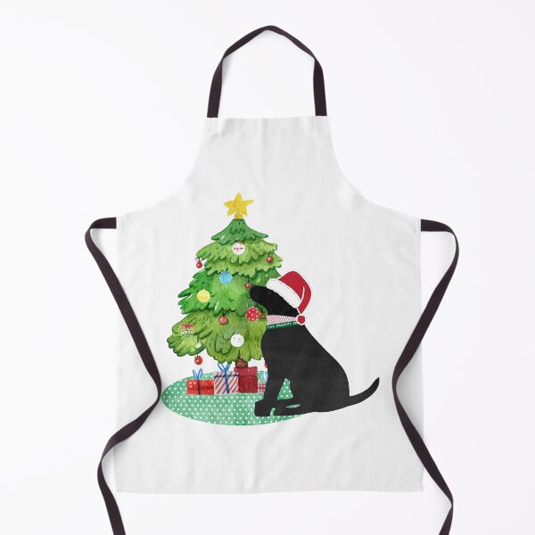 Item preview, Black Lab Decorating Christmas Tree designed and sold by emrdesigns.