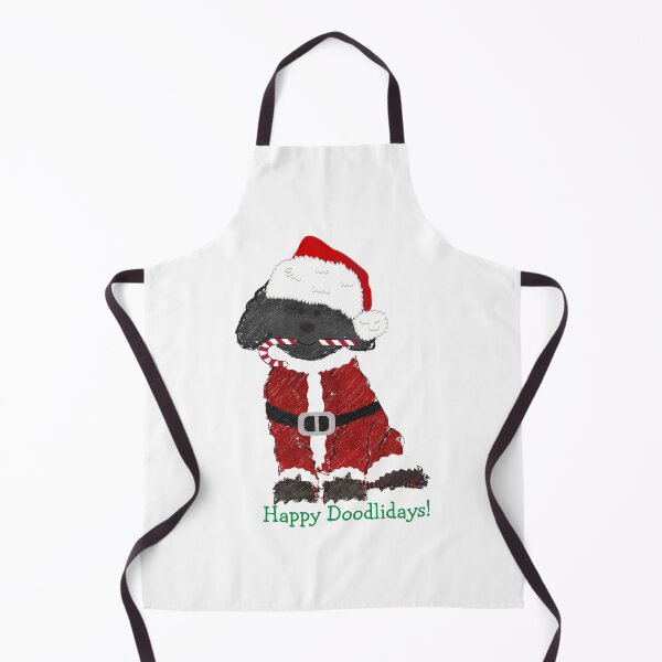 Item preview, Cute Christmas Labradoodle Santa Paws designed and sold by emrdesigns.