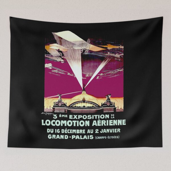 Item preview, AIRPLANE EXPOSITION : Vintage 1899 Flying Advertising Print designed and sold by posterbobs.