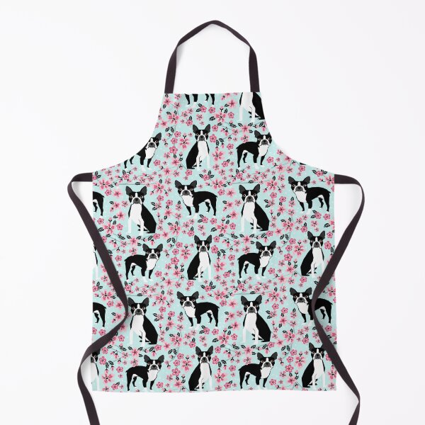 Item preview, Boston Terrier cherry blossom spring dog breed pet art pet portrait pet friendly design by PetFriendly designed and sold by PetFriendly.