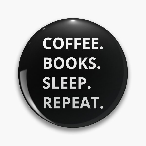 Item preview, Coffee Books Sleep Repeat designed and sold by manishfzr1995.