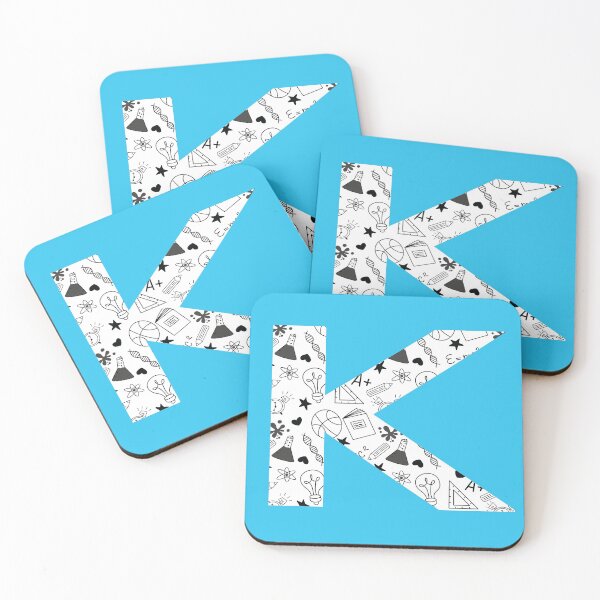 Item preview, Back to School Pattern Letter K Personalize Monogram (Blue) designed and sold by sinceanna.