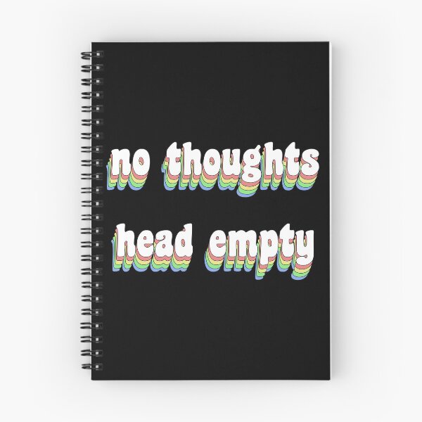 Item preview, no thoughts, head empty designed and sold by TikTokTalk.