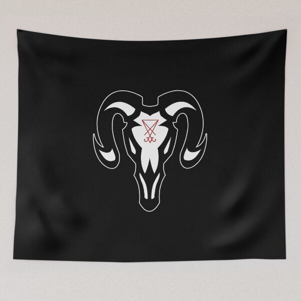 Item preview, Lucifer Goat Skull designed and sold by artpirate.