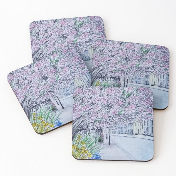 Item preview, Cherry Blossom Watercolour Painting designed and sold by Tom Crittenden.
