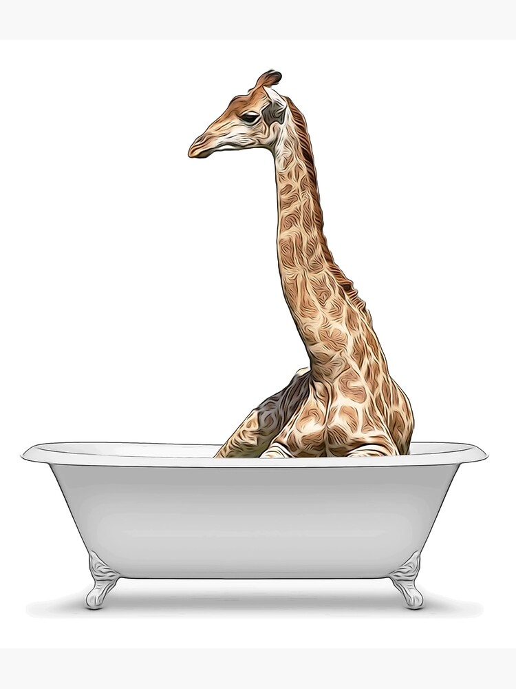 "bathroom art, giraffe wall art, bathroom wall art ...