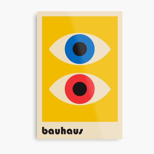 Bauhaus n ° 6 Impression métallique