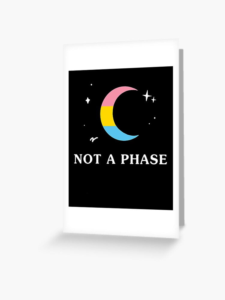 Not A Phase Pansexual Lgbtqia Pan Pride Flag Moon Premium T-Shirt Not A Phase Pansexual Lgbtqia Pan Pride Flag Moon Premium T-Shirt