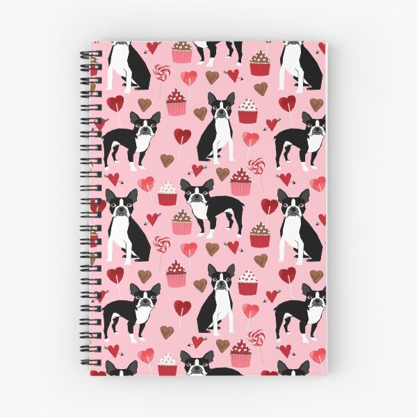 Item preview, Boston Terrier valentines day cupcakes hearts love pet friendly custom dog breed portraits designed and sold by PetFriendly.