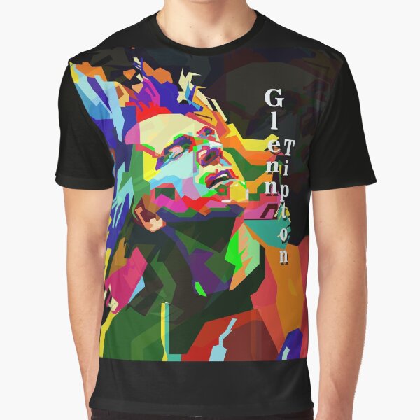 Glenn Tipton Pop Art WPAP Graphic T-Shirt