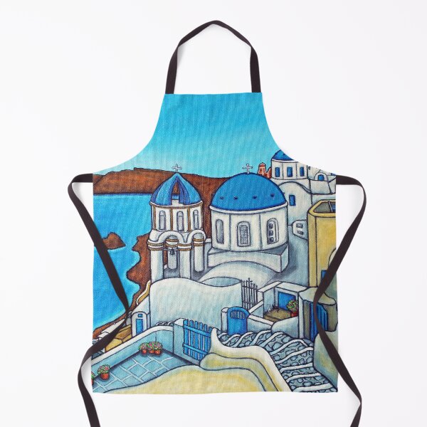 Item preview, Colours of Santorini designed and sold by Lisa Lorenz Paintings.
