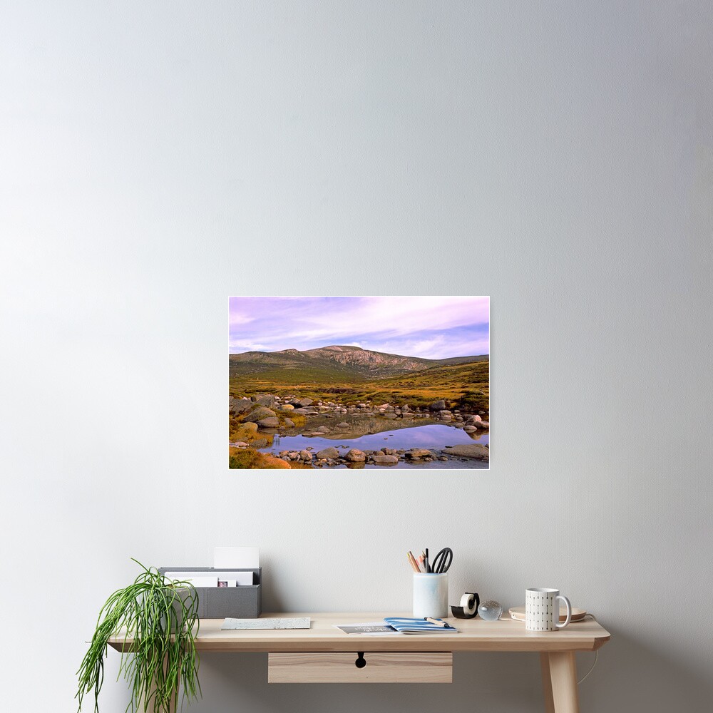 Snowy River, Charlotte Pass, Snowy Mountains, Australia Poster