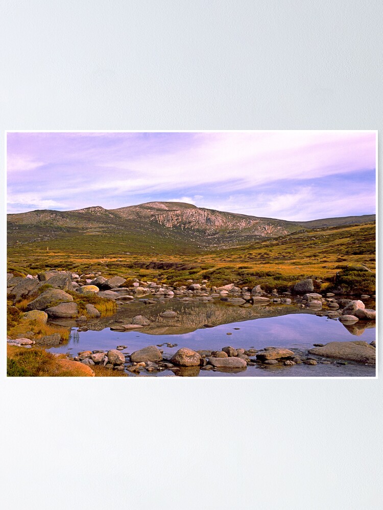 Alternate view of Snowy River, Charlotte Pass, Snowy Mountains, Australia Poster