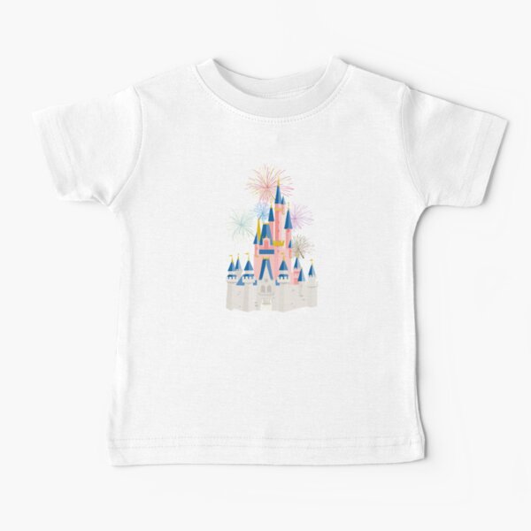 Fairytale Castle Black Baby T-Shirt