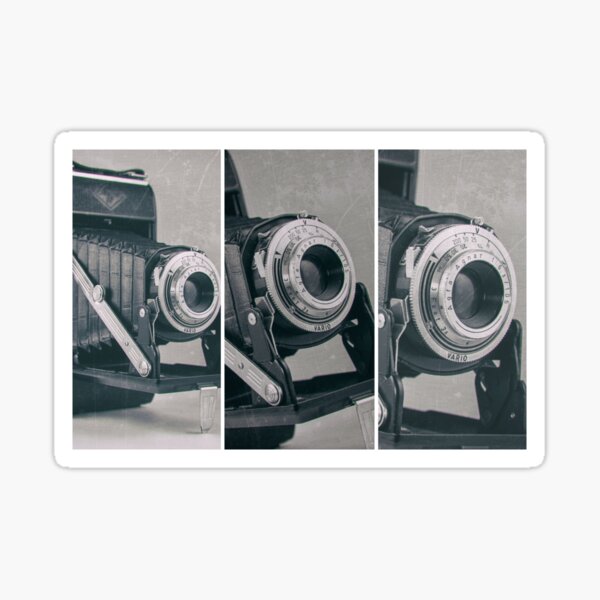 Item preview, Vintage folding bellows camera artwork designed and sold by Christopher Ball.