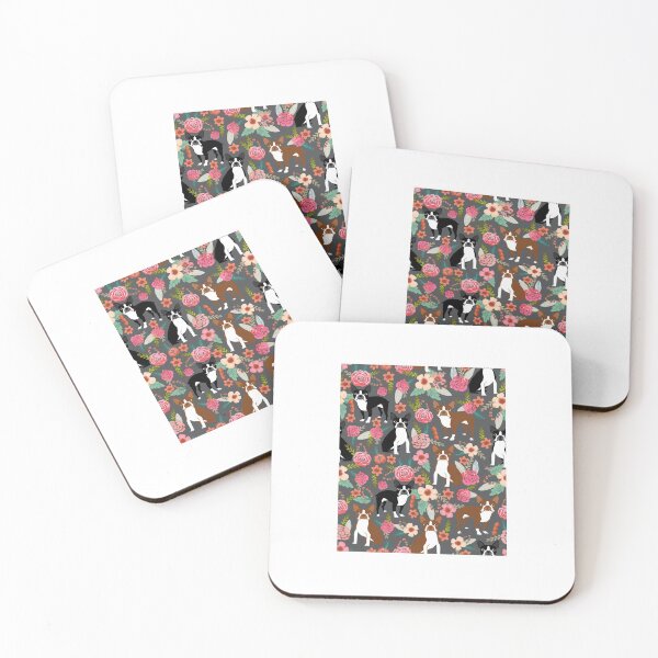 Item preview, Boston Terrier florals pattern - cute dog design, dog, boston terrier designed and sold by PetFriendly.