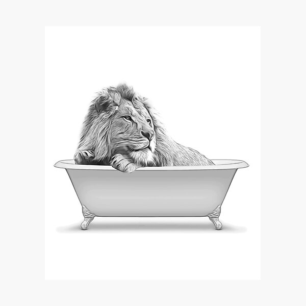 "bathroom art, lion wall art, bathroom wall art, bathroom kids art