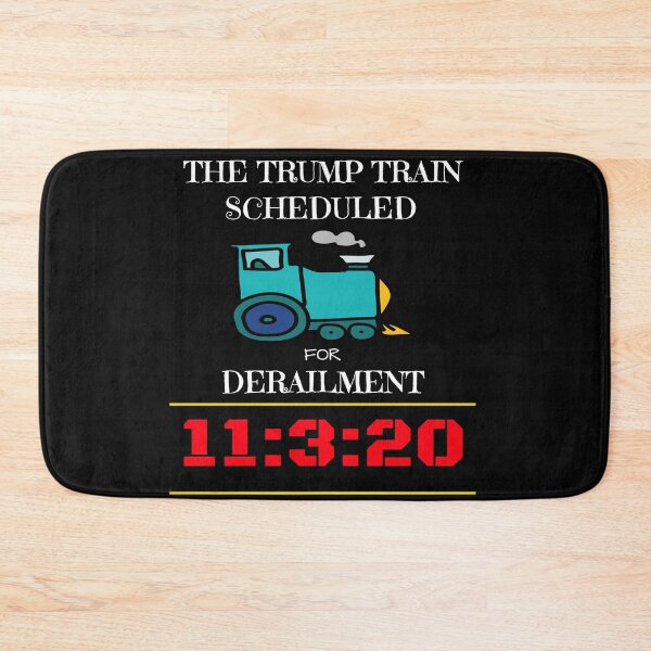 Item preview, The Trump Train Scheduled for Derailment 11320,Anti-Trump T-Shirt designed and sold by SeaJayShop.
