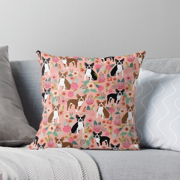 Item preview, Boston Terrier florals pattern - cute dog design, dog, boston terrier designed and sold by PetFriendly.