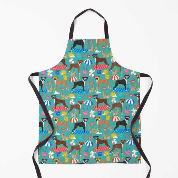 Item preview, Boxer dog breed beach pattern summer boxers pet pattern designed and sold by PetFriendly.