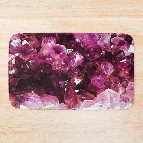 Item preview, Purple Crystal and Stone Structures - Abstract Mineral Art designed and sold by ColorsHappiness.