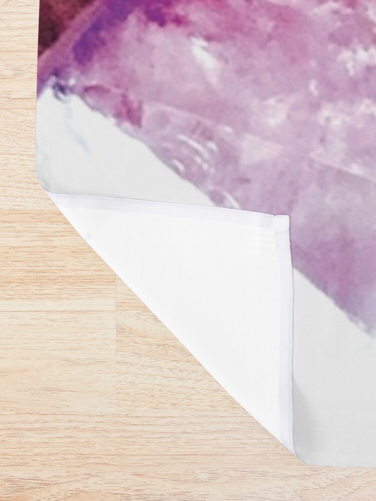 Alternate view of Purple crystal Shower Curtain