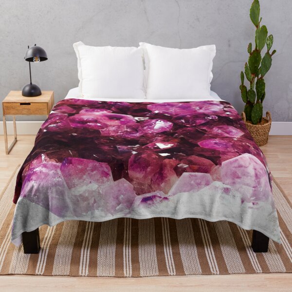 Item preview, Purple Crystal and Stone Structures - Abstract Mineral Art designed and sold by ColorsHappiness.