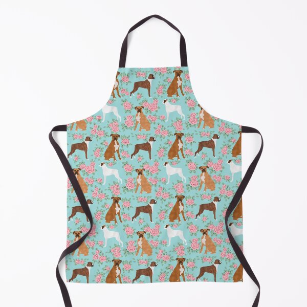 Item preview, Boxer florals floral pattern dog portrait pet friendly dog breeds boxers by PetFriendly designed and sold by PetFriendly.