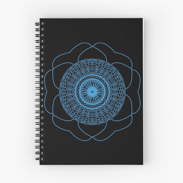 Item preview, Blue Floral Spirograph II designed and sold by royrahul.