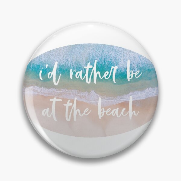 Item preview, I'd Rather Be At The Beach | Pastel Shoreline designed and sold by CarlosAlberto.