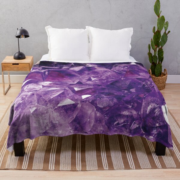 Item preview, Lilac Purple Crystal and Stone Structures - Abstract Mineral Art designed and sold by ColorsHappiness.