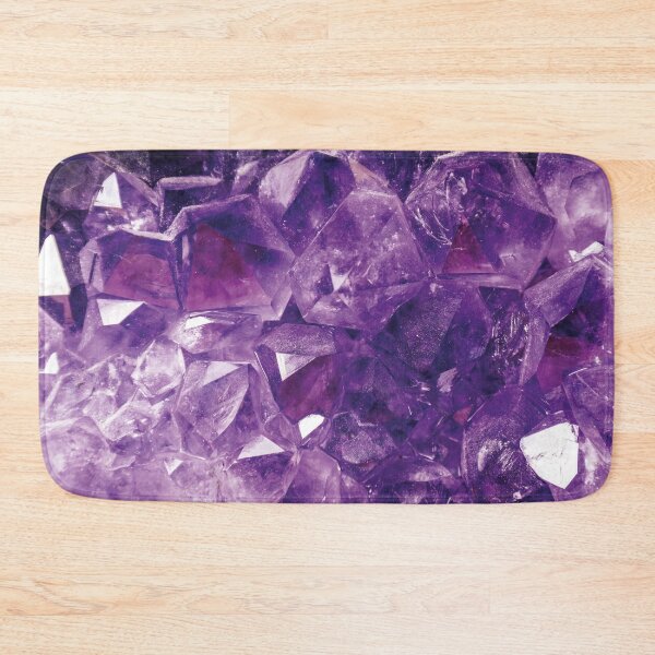 Item preview, Lilac Purple Crystal and Stone Structures - Abstract Mineral Art designed and sold by ColorsHappiness.