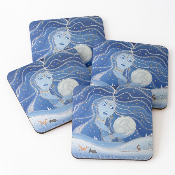 Item preview, Goddess Art, Night Goddess, Hare Moon designed and sold by GlitteringFox.